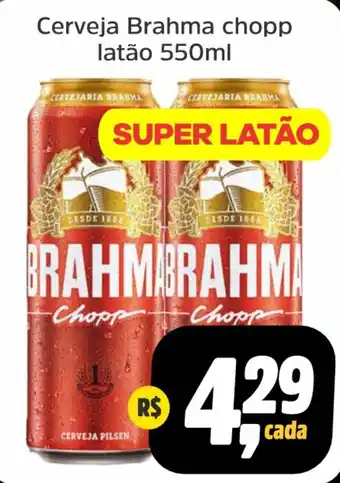 Sj Supermercados Cerveja Brahma chopp latão oferta