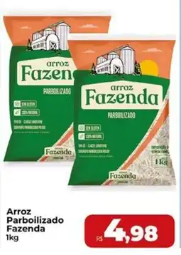 Rebouças Supermercados Arroz Parboilizado Fazenda oferta