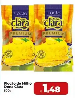 Rebouças Supermercados Flocão de Milho Dona Clara oferta