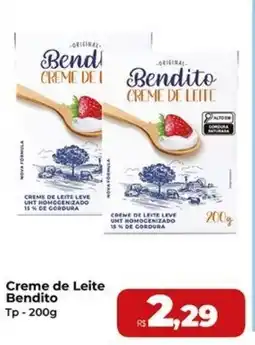 Rebouças Supermercados Creme de Leite Bendito TP oferta