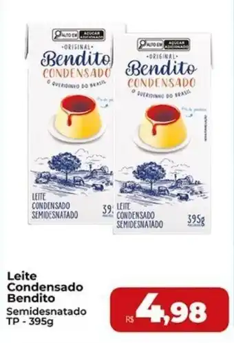 Rebouças Supermercados Leite Condensado Bendito Semidesnatado TP oferta