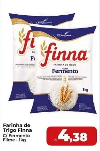 Rebouças Supermercados Farinha de Trigo Finna C/ Fermento Filme oferta