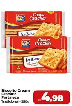 Rebouças Supermercados Biscoito Cream Cracker Fortaleza Tradicional oferta