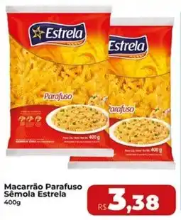 Rebouças Supermercados Macarrão Parafuso Sêmola Estrela oferta