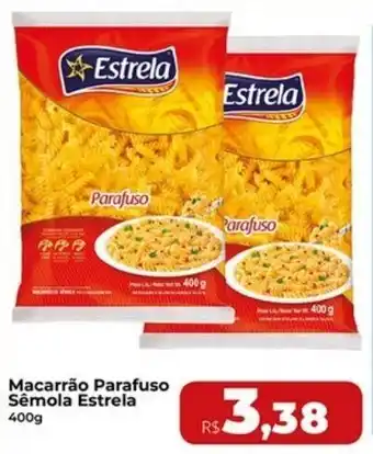 Rebouças Supermercados Macarrão Parafuso Sêmola Estrela oferta