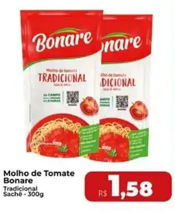 Rebouças Supermercados Molho de tomate Bonare Tradicional Sachê oferta