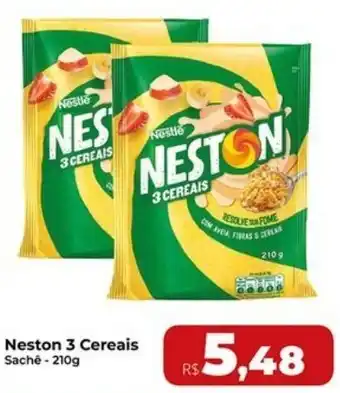 Rebouças Supermercados Neston 3 Cereais Sachê oferta