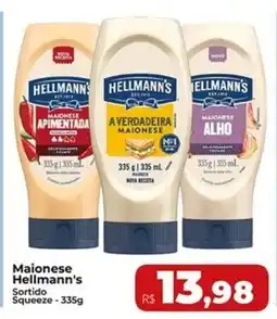 Rebouças Supermercados Maionese Hellmann's Sortido Squeeze oferta