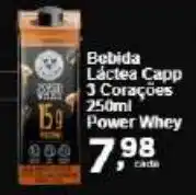 Rossi Supermercado 3 Corações Power Whey oferta