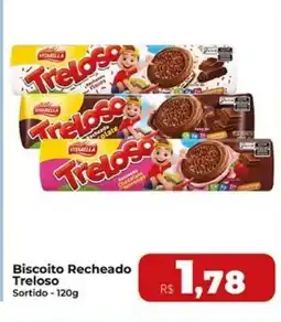 Rebouças Supermercados Biscoito Recheado Treloso Sortido oferta