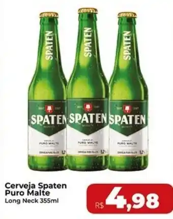 Rebouças Supermercados Cerveja Spaten Puro Malte Long Neck oferta