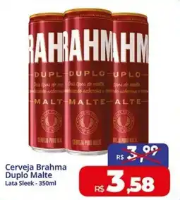 Rebouças Supermercados Cerveja Brahma Duplo Malte Lata Sleek oferta