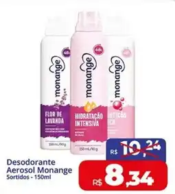 Rebouças Supermercados Desodorante Aerosol Monange Sortidos oferta