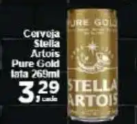 Rossi Supermercado Cerveja Stella Artois Pure Gold oferta