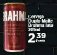 Rossi Supermercado Cerveja Duplo Malte Brahma lata oferta