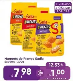 Rebouças Supermercados Nuggets de Frango Sadia Sabores oferta