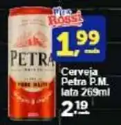 Rossi Supermercado Cerveja Petra P.M. lata oferta