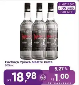 Rebouças Supermercados Cachaça Ypioca Mestre Prata oferta