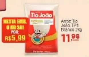 Rossi Supermercado Arroz Tio João TP1 Branco oferta