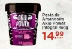 Rossi Supermercado Pasta de Amendoim Akio Power Integral oferta