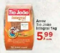 Rossi Supermercado Arroz Tio João Integral oferta