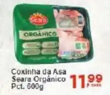 Rossi Supermercado Coxinha da Asa Seara Organico Pct. oferta