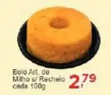 Rossi Supermercado Bolo Art. de Milho s/ Recheio oferta