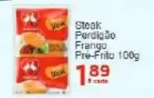 Rossi Supermercado Steak Perdigão Frango Pre-Frito oferta