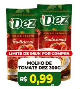 Vivendas Supermercados Molho de tomate dez oferta