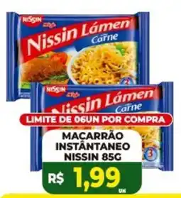 Vivendas Supermercados Macarrão instantaneo nissin oferta