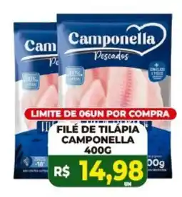 Vivendas Supermercados Filé de tilapia camponella oferta