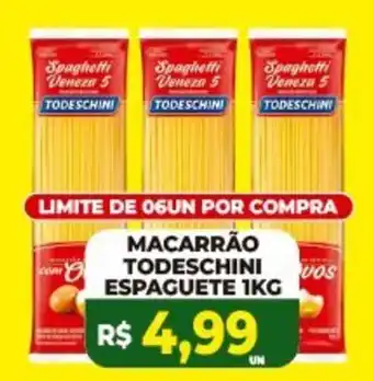 Vivendas Supermercados Macarrão todeschini espaguete oferta