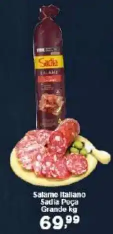 Rossi Supermercado Salame Italiano Sadia Poça Grande oferta