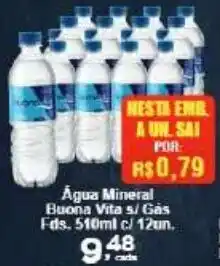 Rossi Supermercado Água Mineral Buona Vita s/ Gas oferta