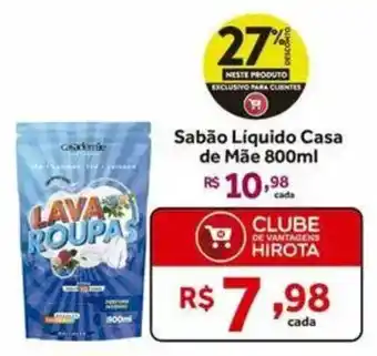 Hirota Food Supermercado Sabão Líquido Casa de Mãe oferta