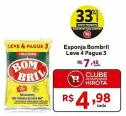 Hirota Food Supermercado Esponja Bombril oferta