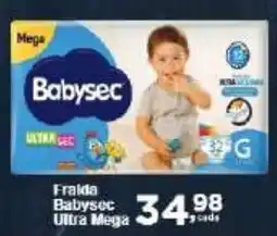 Rossi Supermercado Fralda Babysec Ultra Mega oferta