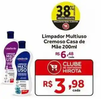 Hirota Food Supermercado Limpador Multiuso Cremoso Casa de Mãe oferta