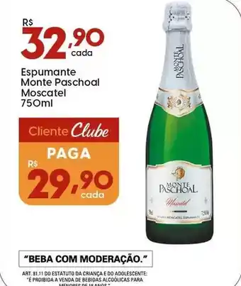 Supper Rissul Monte paschoal - espumante moscatel oferta