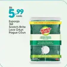 Supper Rissul Scotch brite - esponja 3m oferta