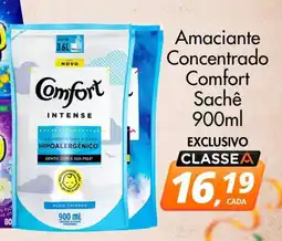 Delta Supermercados Amaciante Concentrado Comfort Sachê oferta