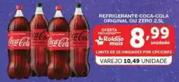 Roldão Refrigerante coca-cola original ou zero oferta