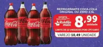 Roldão Refrigerante coca-cola original ou zero oferta