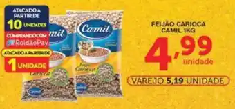 Roldão Feijão carioca camil oferta