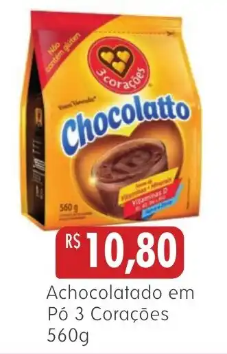 Epa Achocolatado em Pó 3 Corações oferta