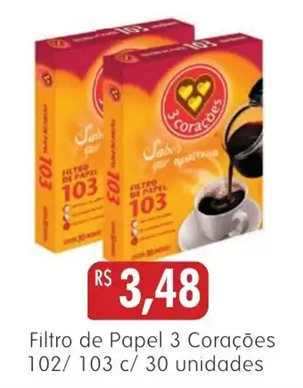 Epa Filtro de Papel 3 Corações oferta