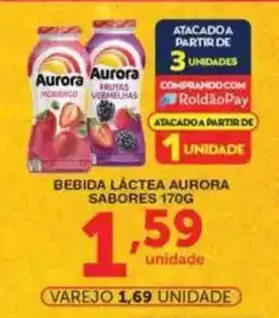 Roldão Bebida láctea aurora sabores oferta