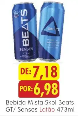 Epa Bebida Mista Skol Beats GT/ Senses Latão oferta