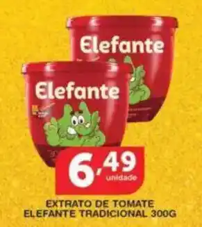 Roldão Extrato de tomate elefante tradicional oferta