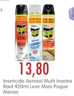 Epa Inseticida Aerosol Multi Insetos Raid Leve Mais Pague Menos oferta